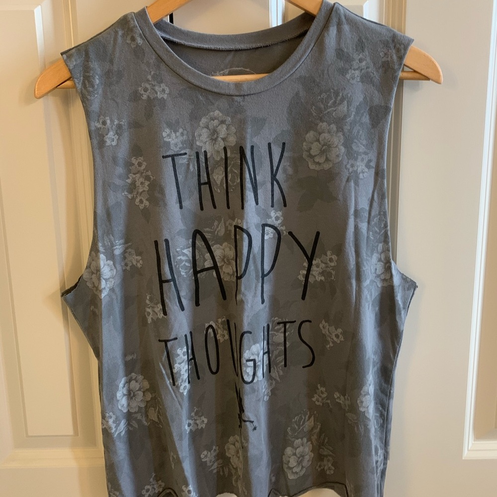 Tinkerbell “think happy thoughts” tank